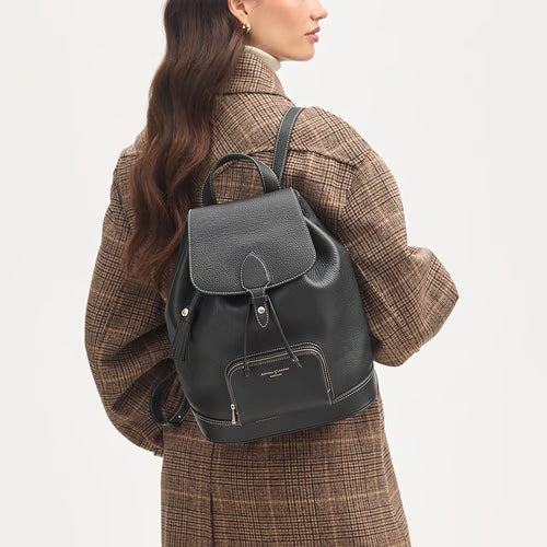 Backpack Black Milled Pebble