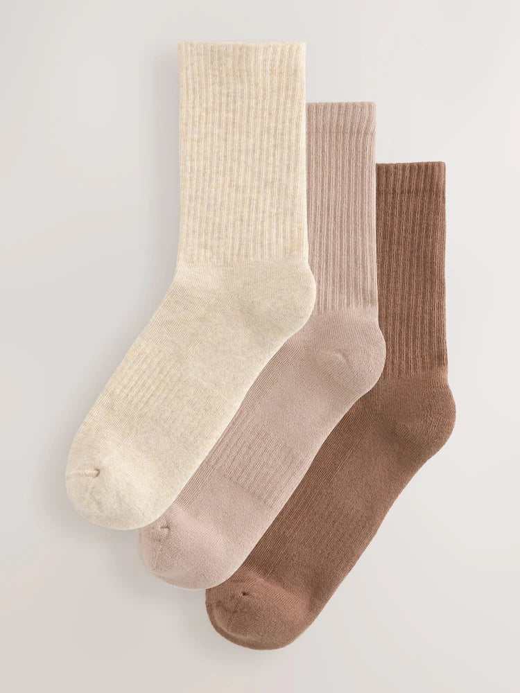 Sole Ribbed Sport Ankle With Arch Support Socks